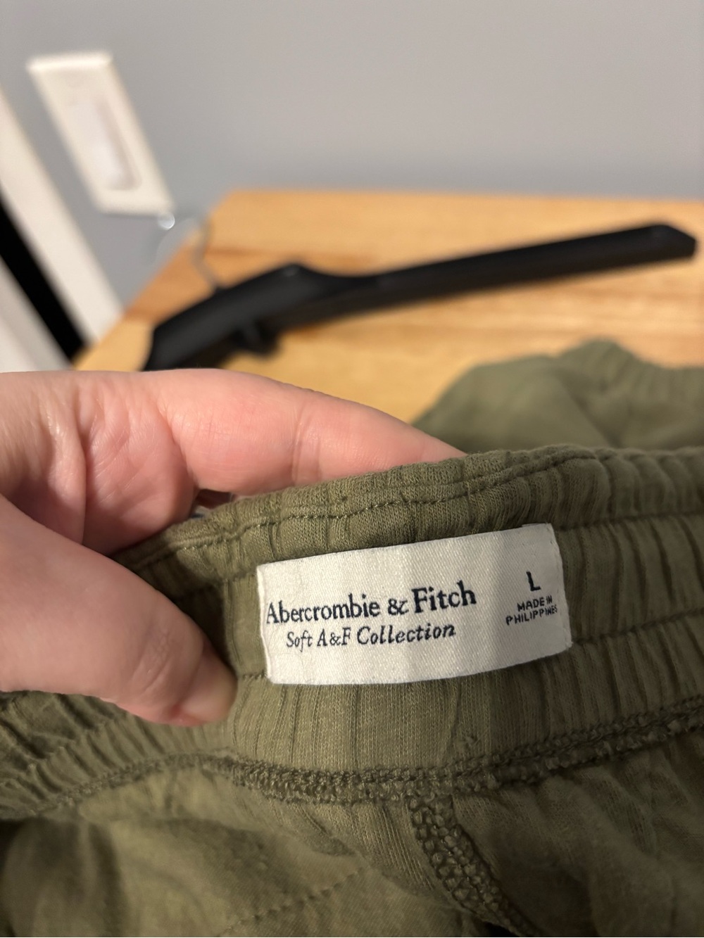 Abercrombie & Fitch Olive Utility Joggers